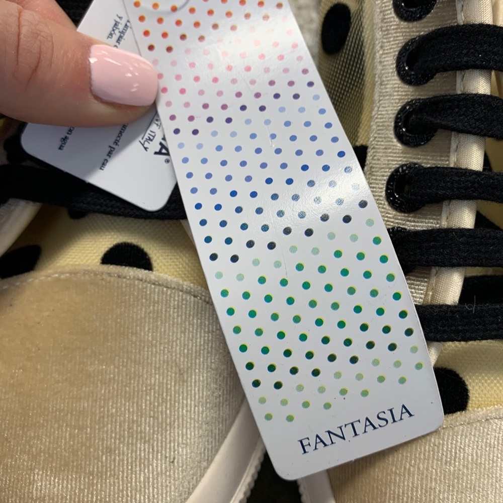 Anthropologie NWT Superga Polka Dot & Velvet Shoes - Picture 5 of 8